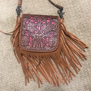 Leather crossbody